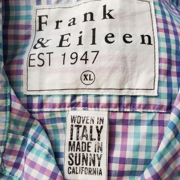 Frank & Eileen Ladies Barry Plaid Button-up Top - Picture 2 of 5